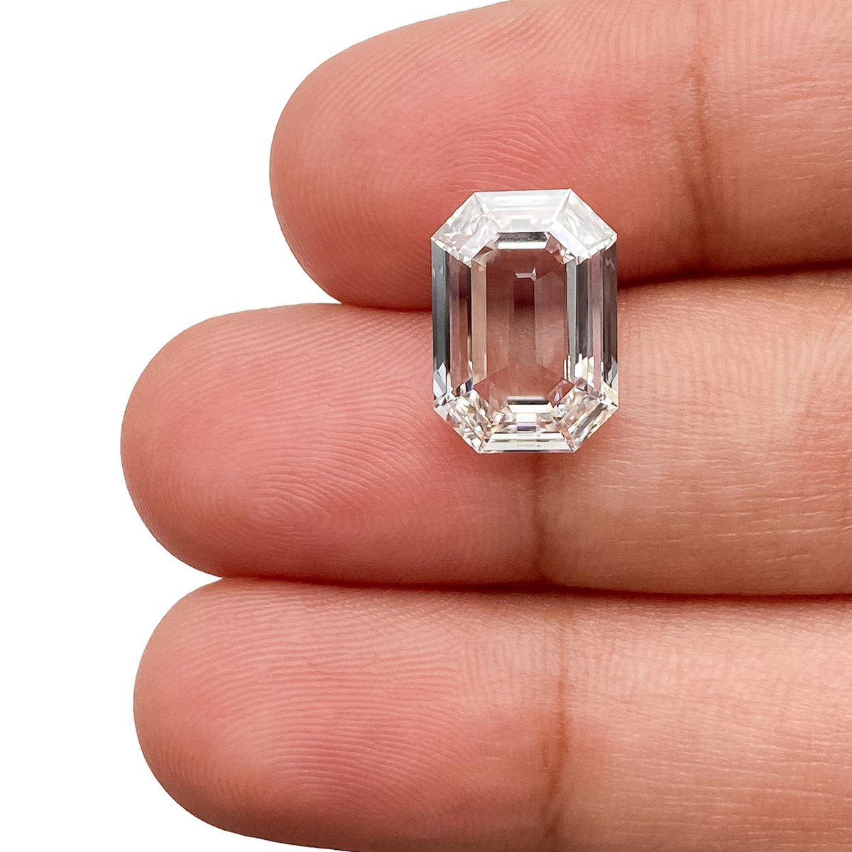 3.55ct | F/VVS2 Octagon Shape Step Cut Lab Diamond (IGI)