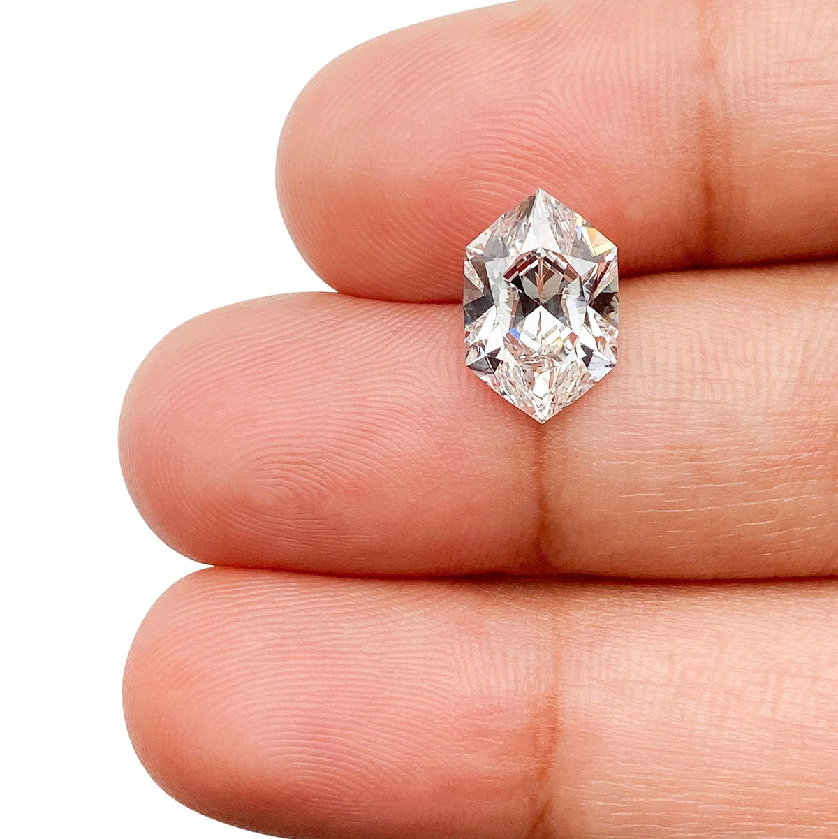 2.40ct | E/VS2 Hexagon Shape Brilliant Cut Lab Diamond (IGI)