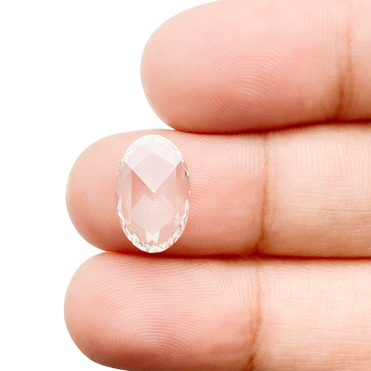 1.99ct | G/VVS2 Oval Shape Rose Cut Lab Diamond (IGI)-LITHOS Diamond