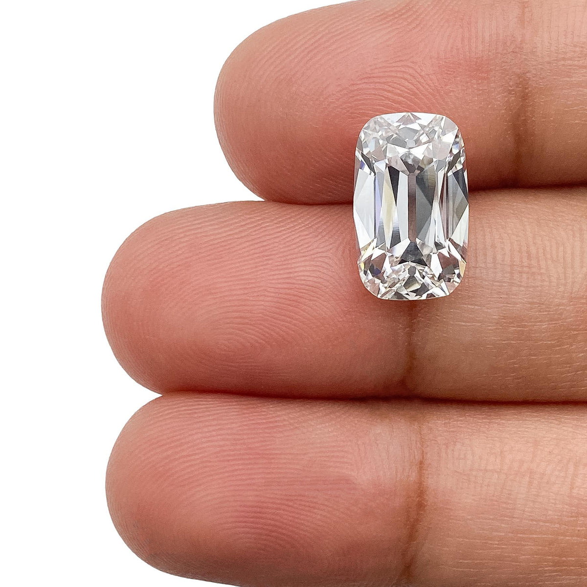 4.07ct | F/VS1 Cushion Shape Old Mine Cut Lab Diamond (IGI)
