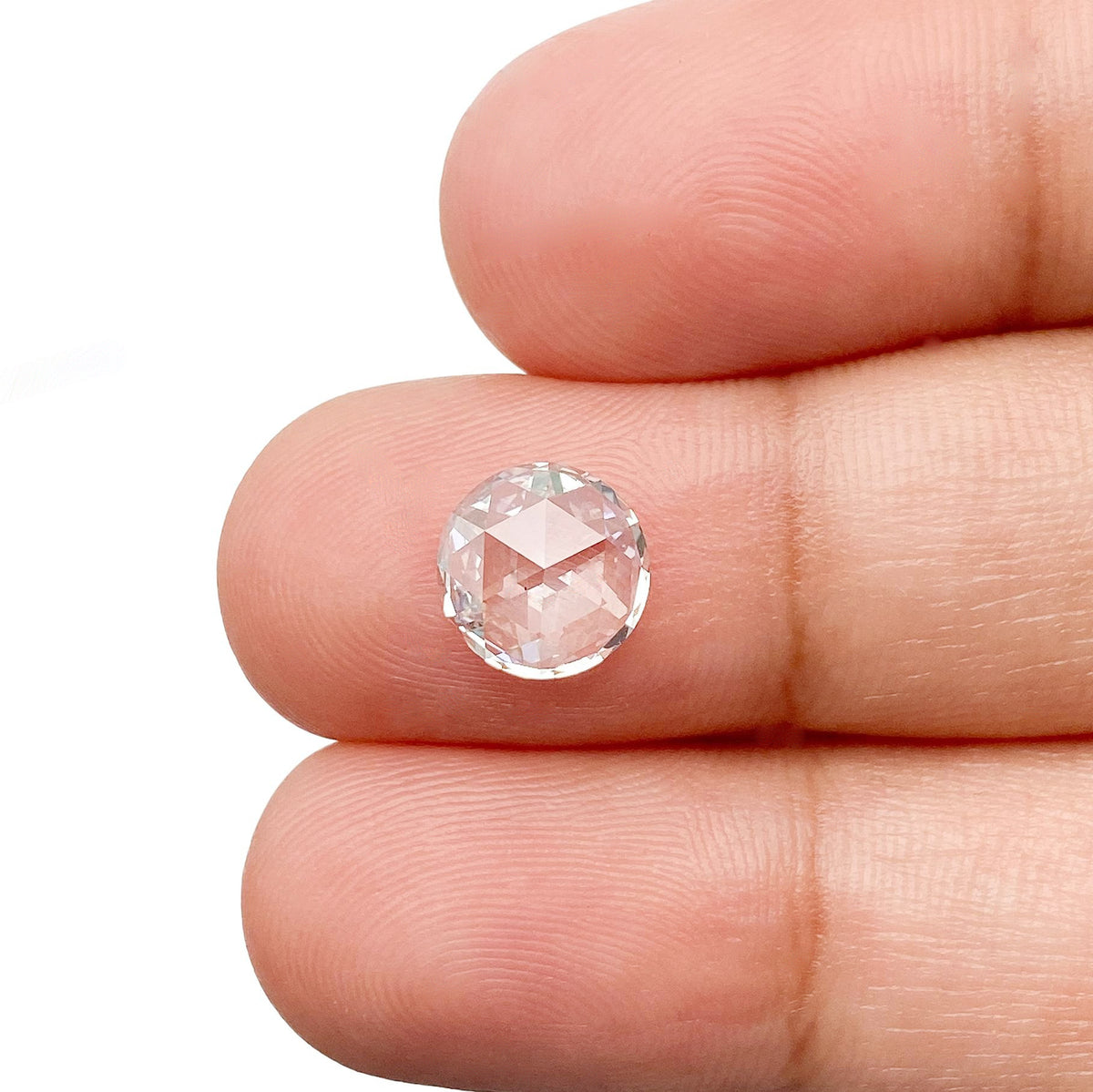 1.05ct | F/SI1 Round Shape Rose Cut Lab Diamond (IGI)