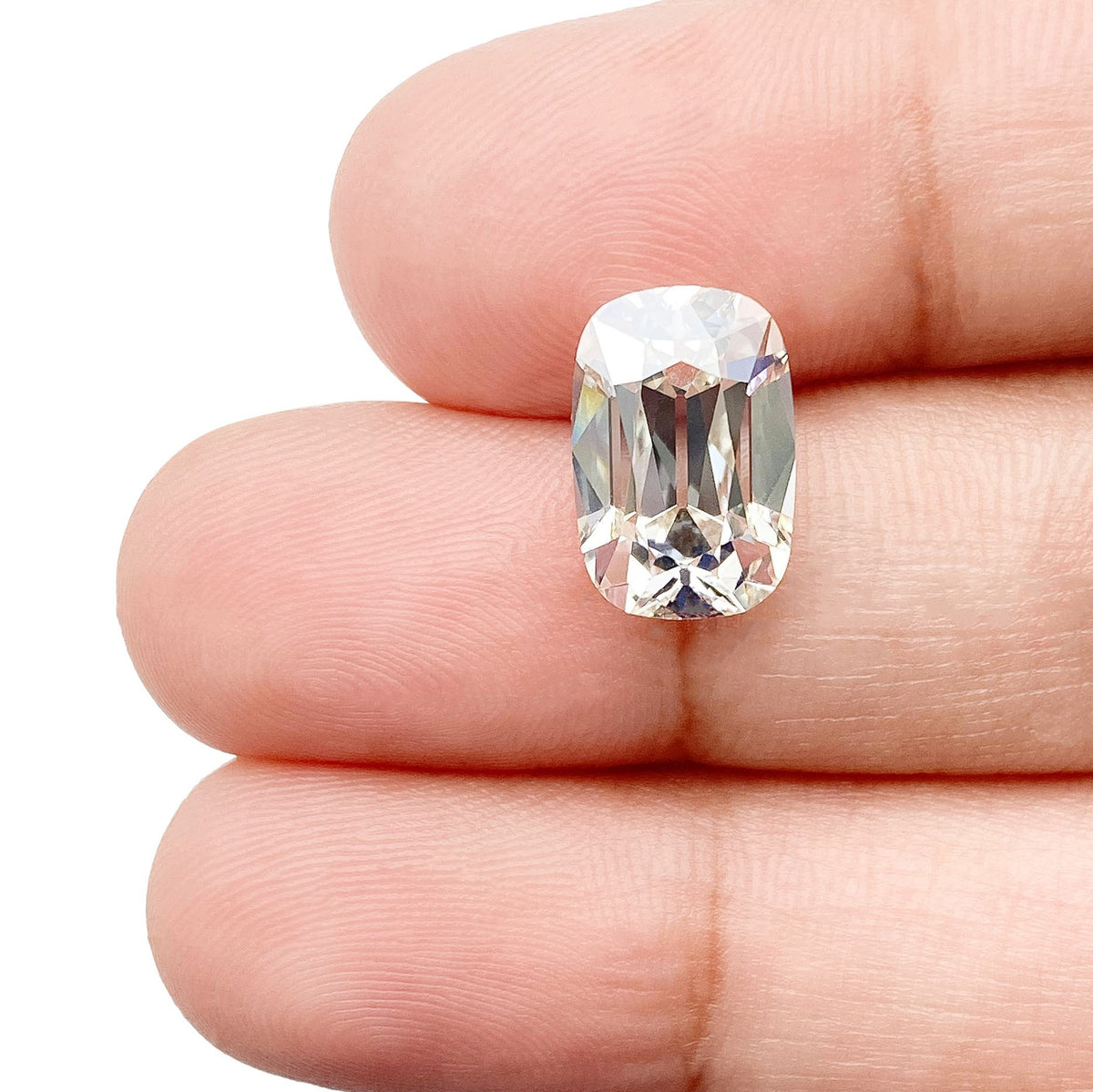 3.70ct | I/VVS2 Cushion Shape Old Mine Cut Lab Diamond (IGI)