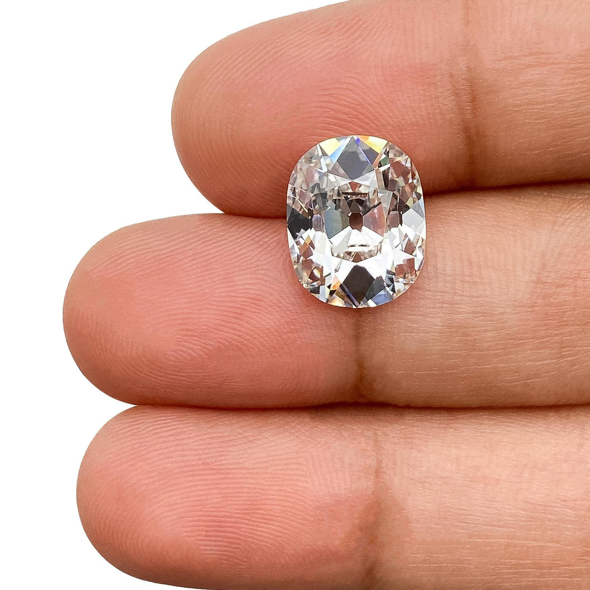 4.67ct | F/VVS2 Cushion Shape Old Mine Cut Lab Diamond (IGI)