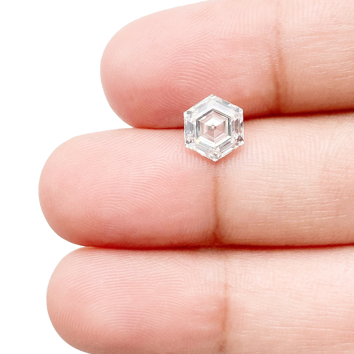 1.56ct | E/VS1 Hexagon Shape Step Cut Lab Diamond (IGI)