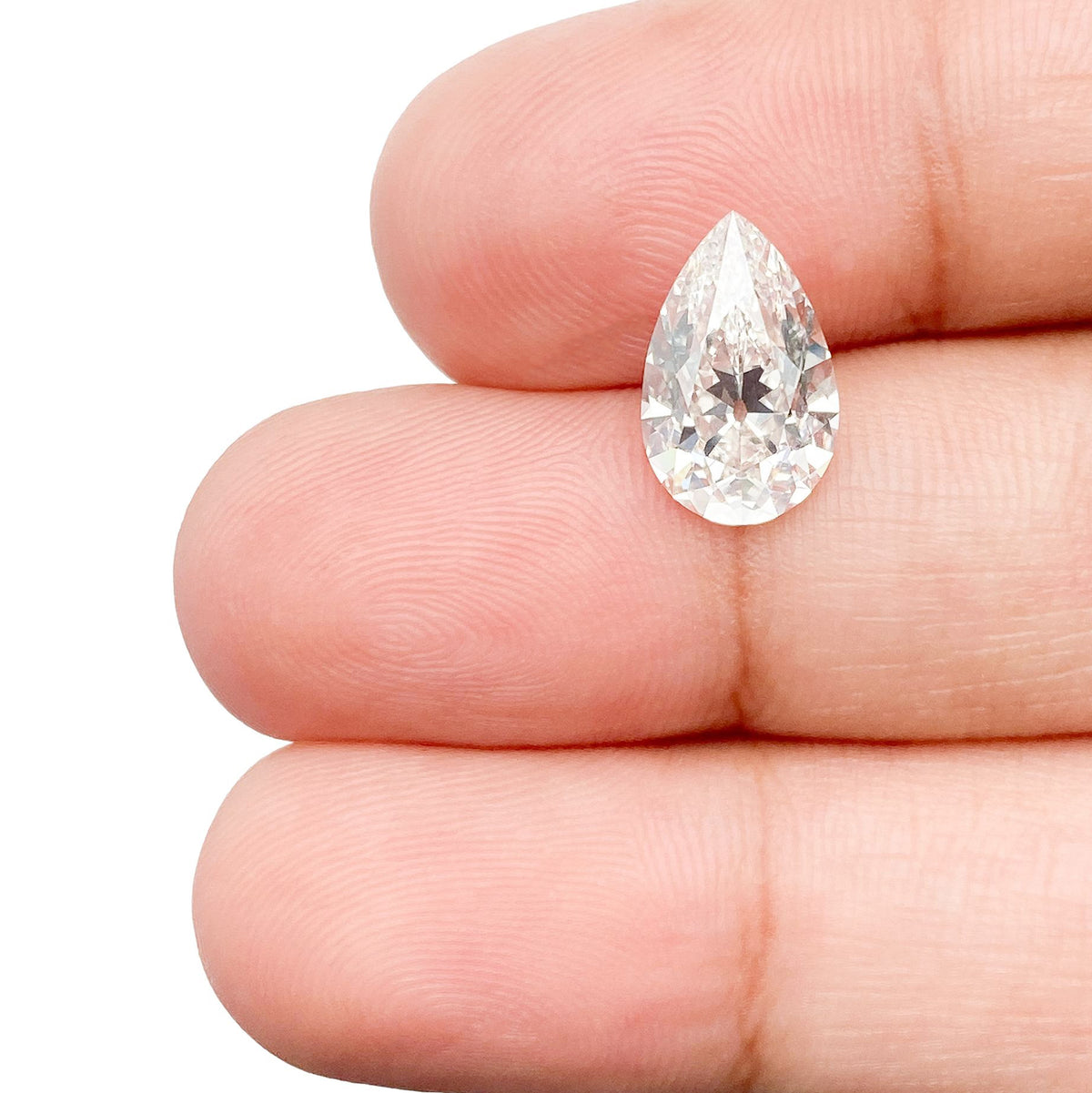 2.39ct | F/VS1 Pear Shape Old Mine Cut Lab Diamond (IGI)