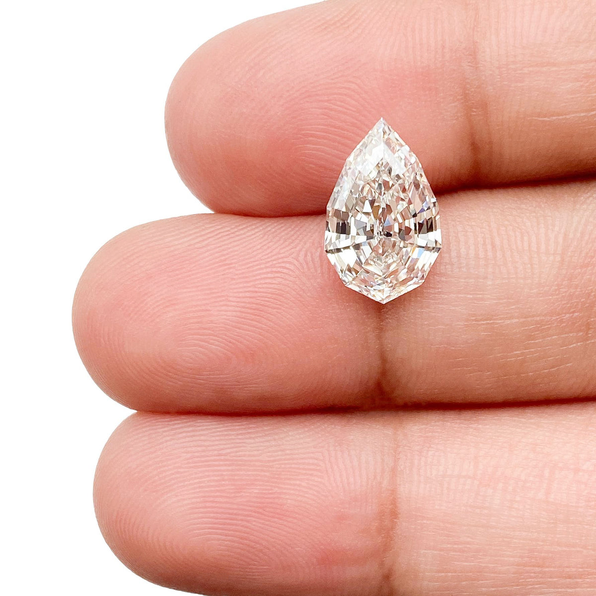 3.01ct | G/VS1 Pear Shape Step Cut Lab Diamond (IGI)