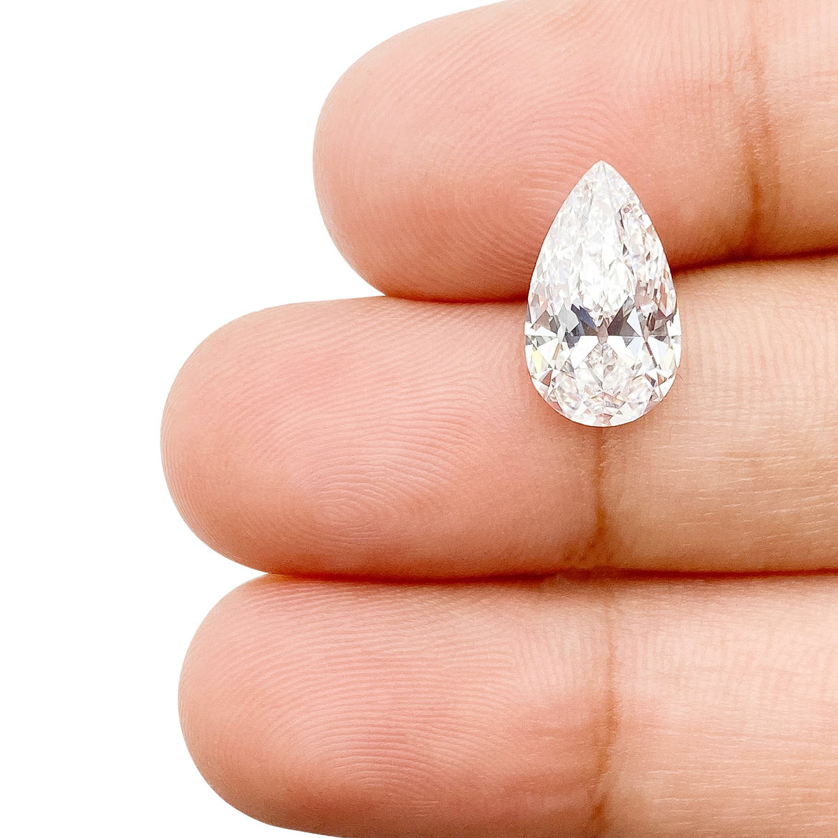 2.62ct | E/VVS2 Pear Shape Old Mine Cut Lab Diamond (IGI)