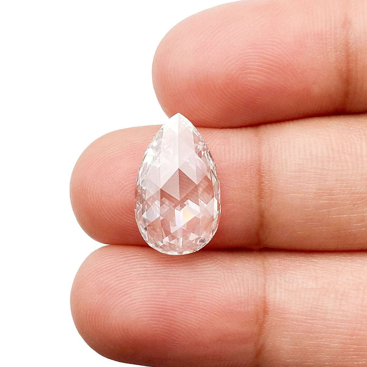 3.52ct | G/VS1 Pear Shape Rose Cut Lab Diamond (IGI)
