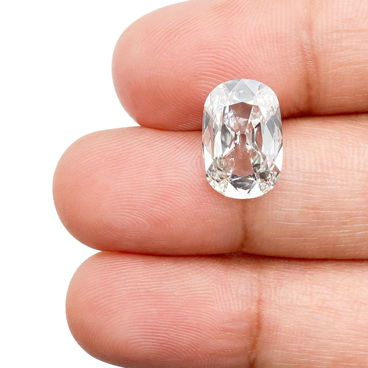 2.79ct | F/VS1 Cushion Shape Old Mine Cut Lab Diamond (IGI)