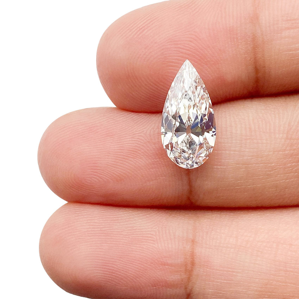 2.51ct | E/VS1 Pear Shape Old Mine Cut Lab Diamond (IGI)