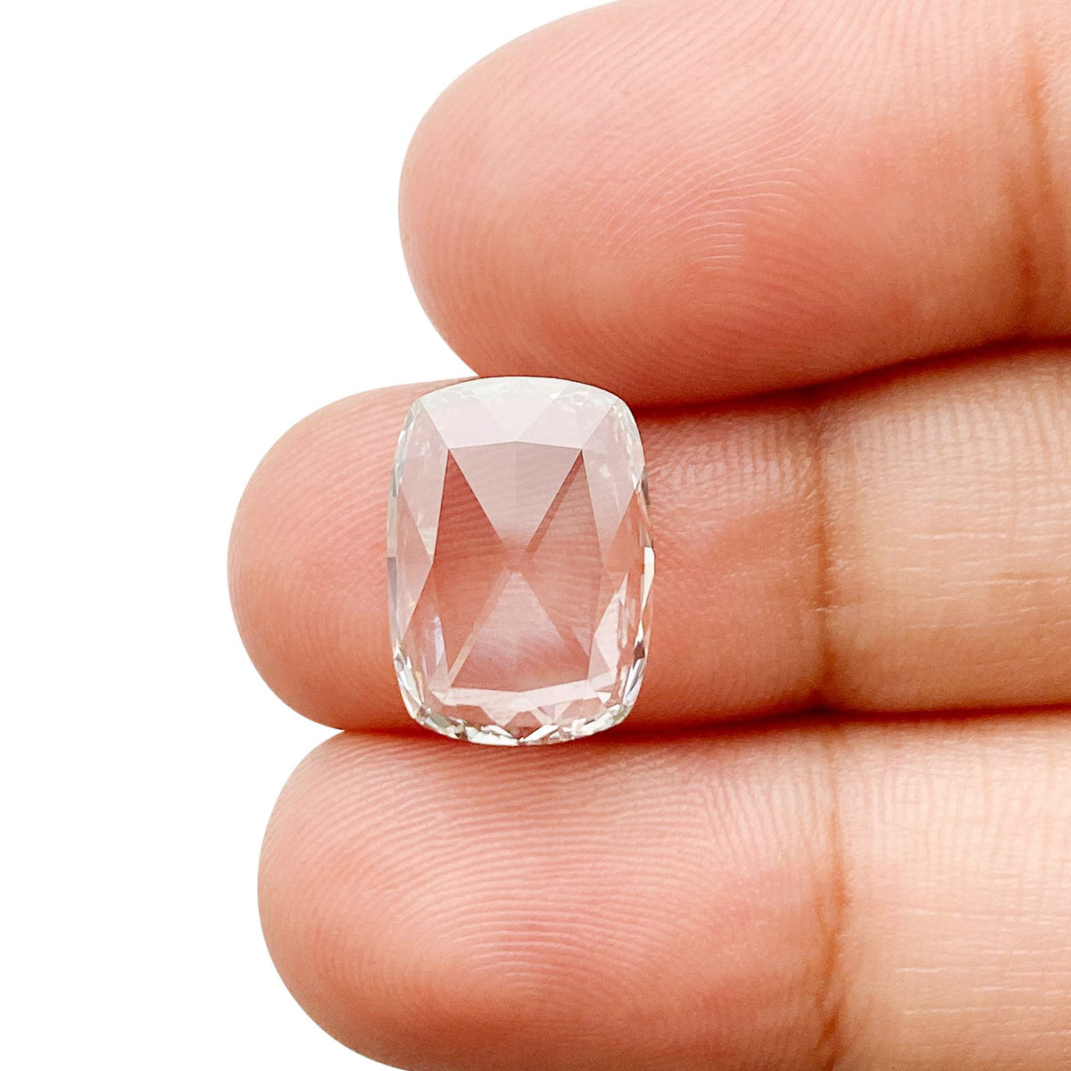 2.52ct | H/VS1 Cushion Shape Rose Cut Lab Diamond (IGI)-LITHOS Diamond