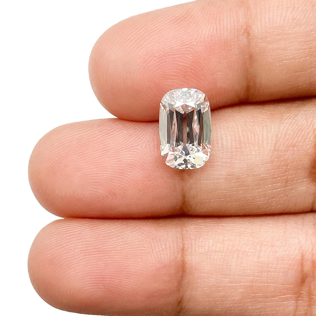 2.76ct | G/VS1 Cushion Shape Old Mine Cut Lab Diamond (IGI)