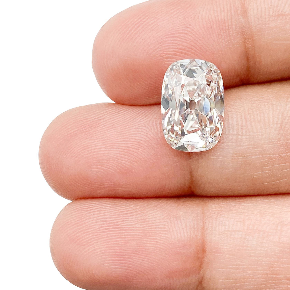 4.30ct | G/VVS2 Antique Cushion Shape Old Mine Cut Lab Diamond (IGI)
