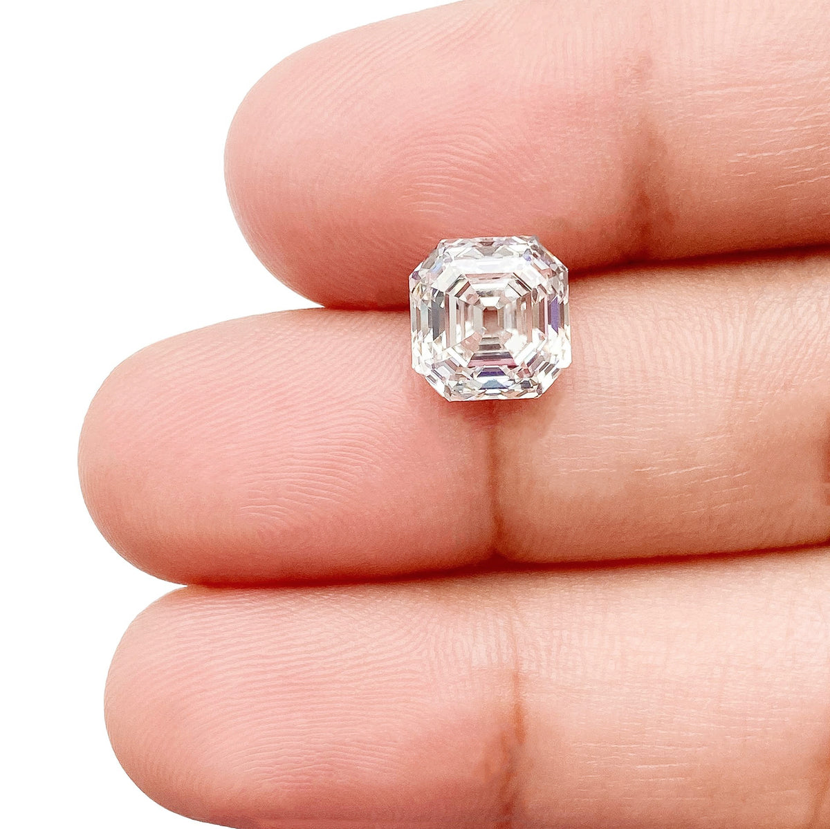 2.89ct | F/VS1 Asscher Shape Step Cut Lab Diamond (IGI)-LITHOS Diamond