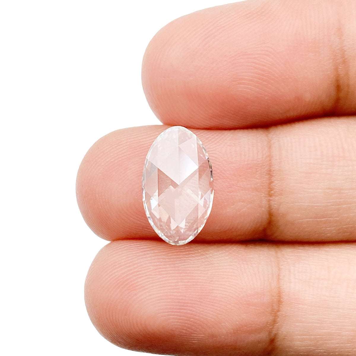 1.90ct | F/VS2 Oval Shape Rose Cut Lab Diamond (IGI)