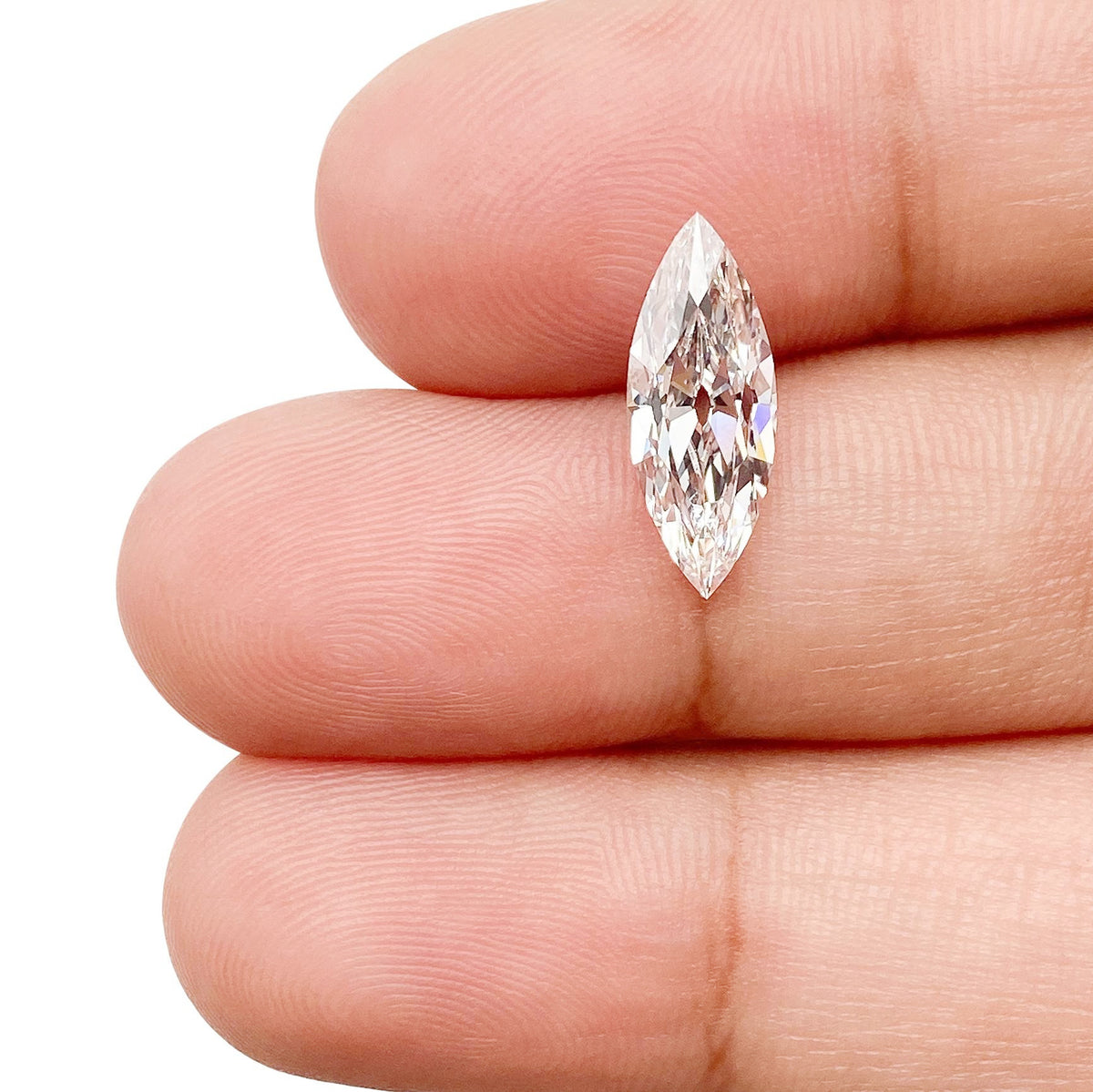 1.61ct | E/VVS2 Marquise Shape Old Mine Cut Lab Diamond (IGI)
