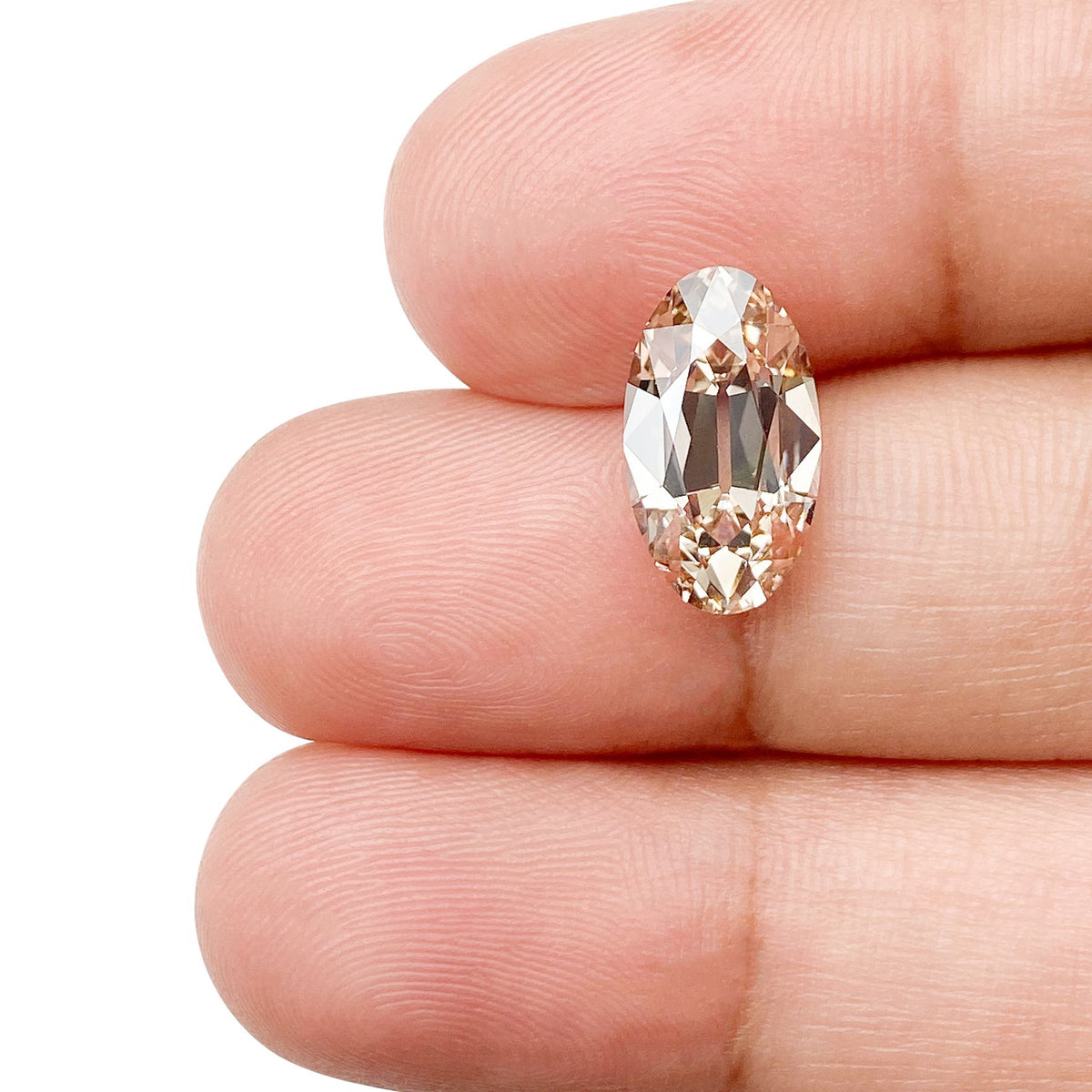 2.86ct | Q-R/VVS2 Oval Shape Old Mine Cut Lab Diamond (IGI)-LITHOS Diamond