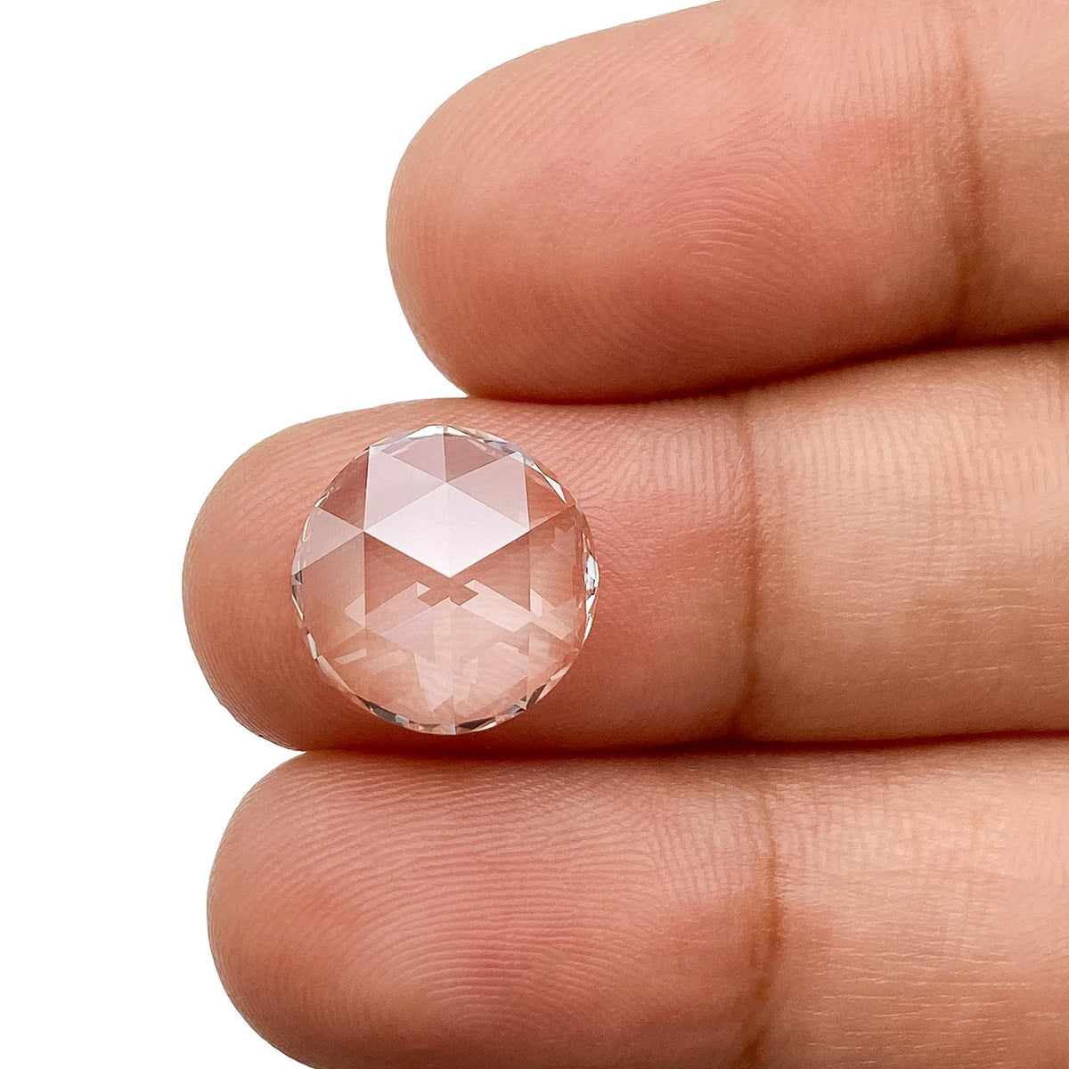 3.61ct | G/VVS2 Round Shape Rose Cut Lab Diamond (IGI)