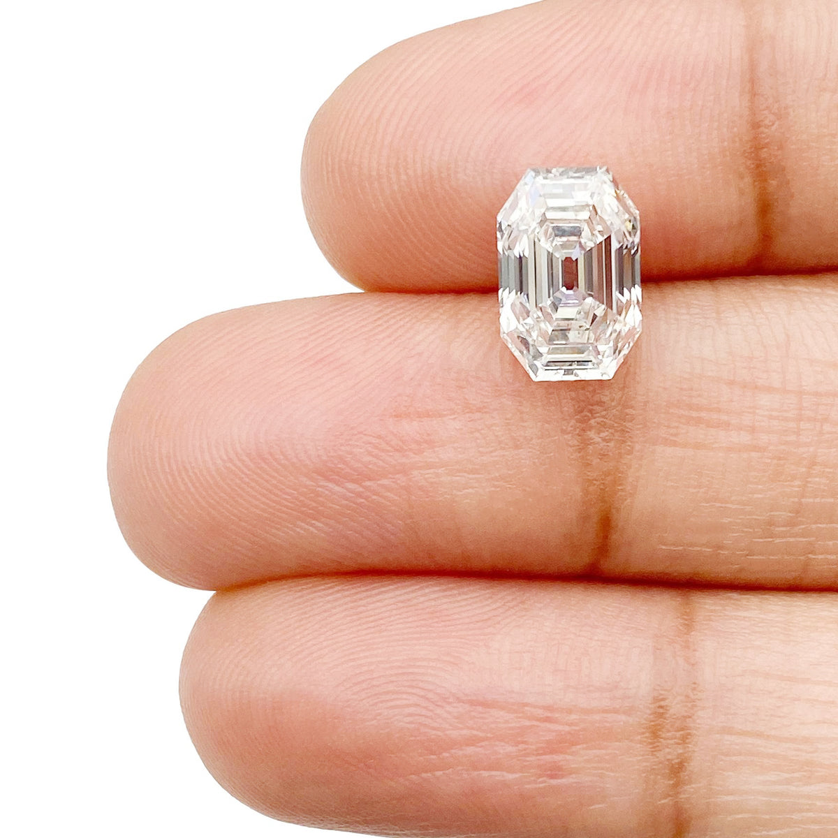 1.91ct | F/VS1 Octagon Shape Step Cut Lab Diamond (IGI)