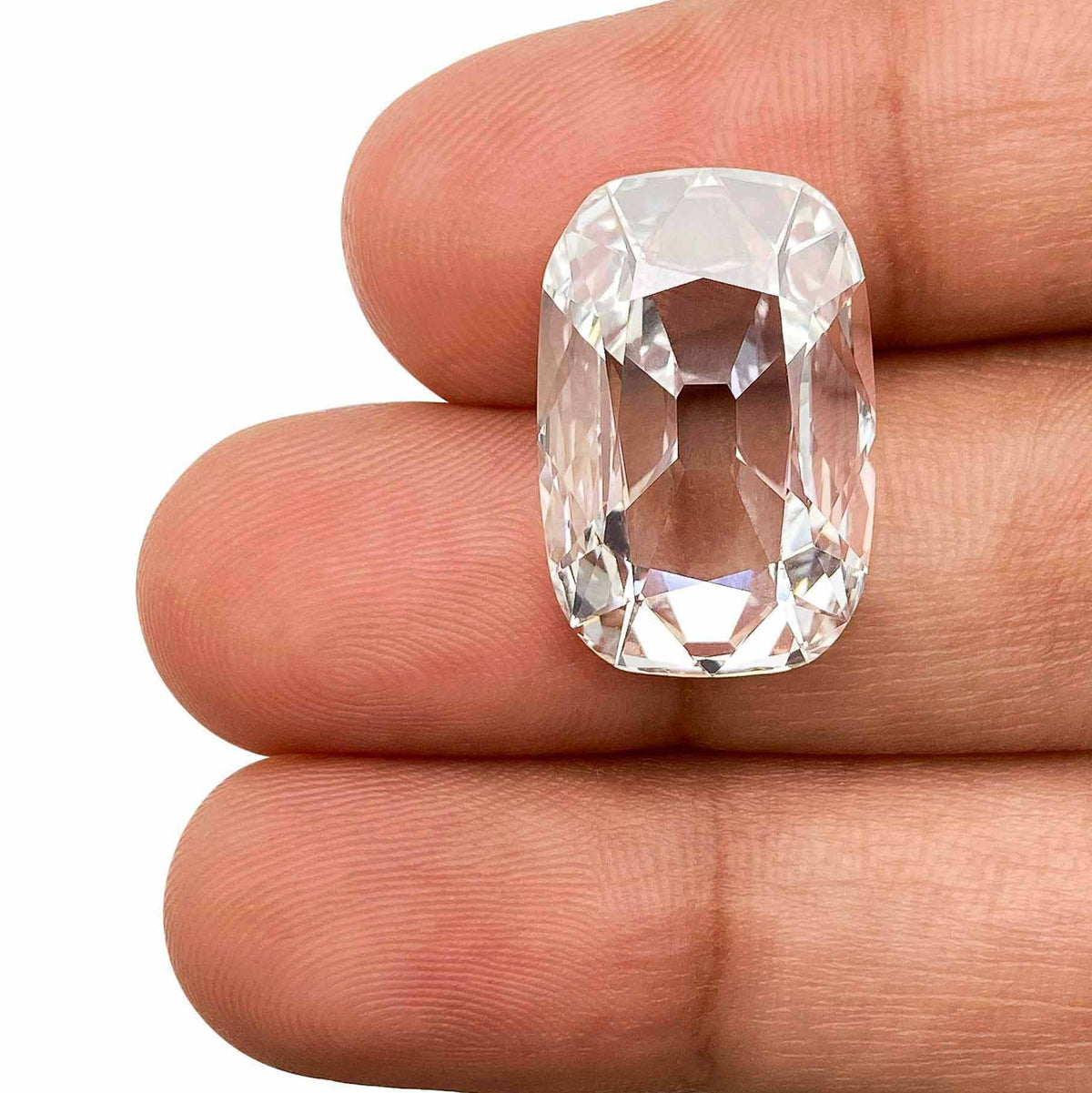 9.09ct | E/VS1 Antique Cushion Shape Old Mine Cut Lab Diamond (IGI)