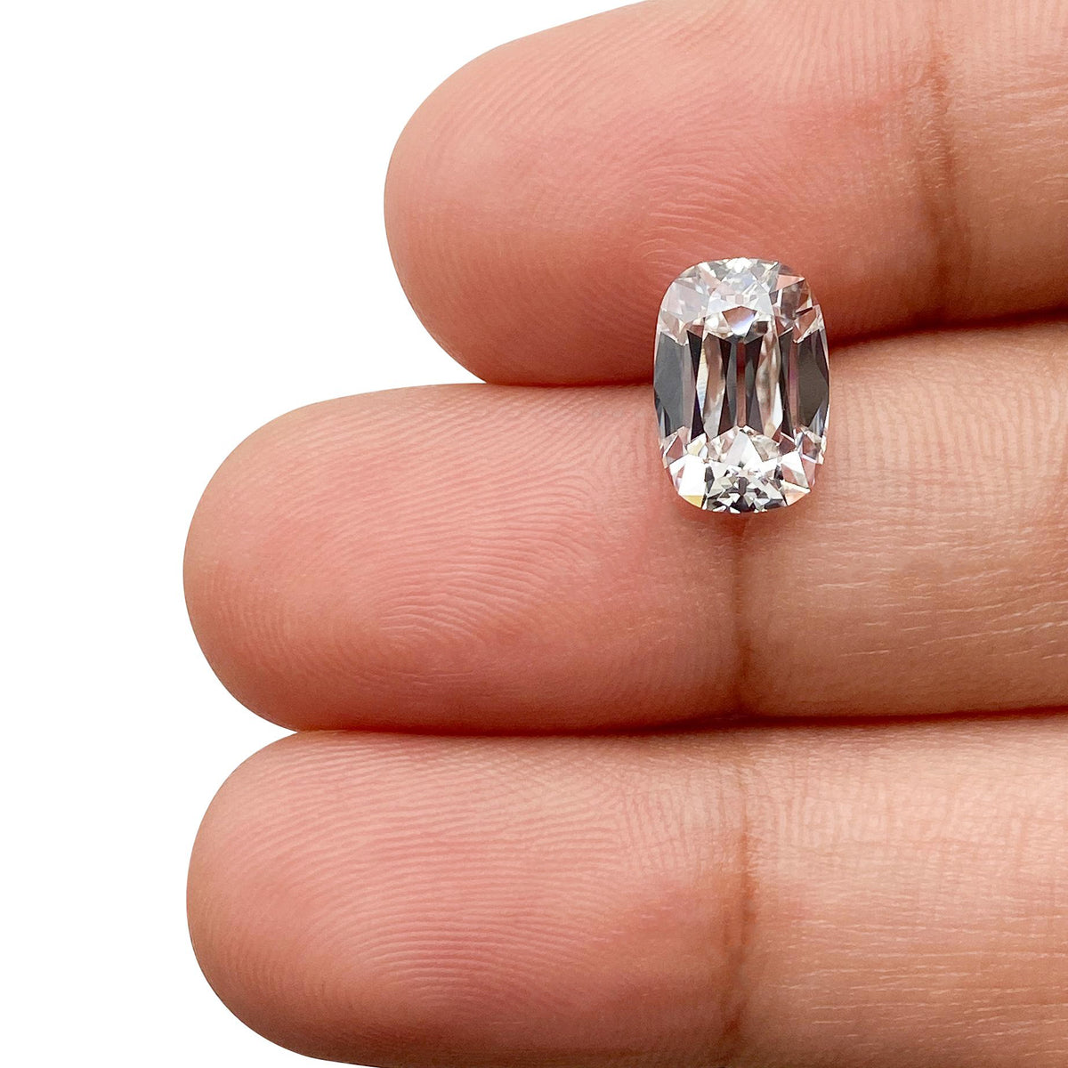 2.18ct | F/VS1 Cushion Shape Old Mine Cut Lab Diamond (IGI)
