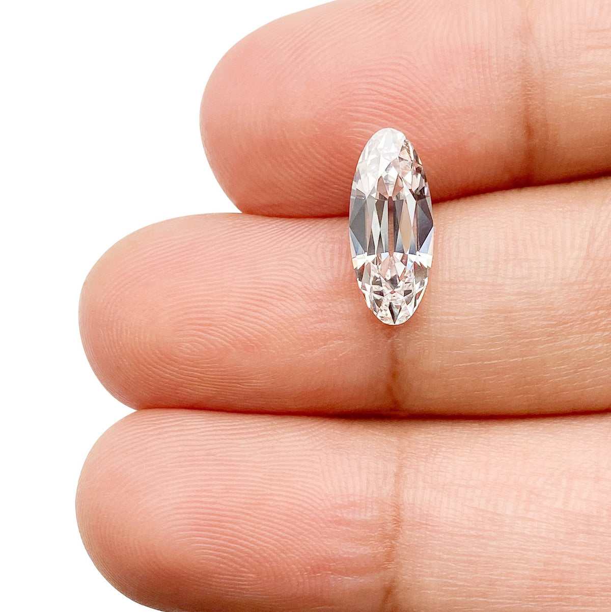1.61ct | D/VS1 Oval Shape Old Mine Cut Lab Diamond (IGI)