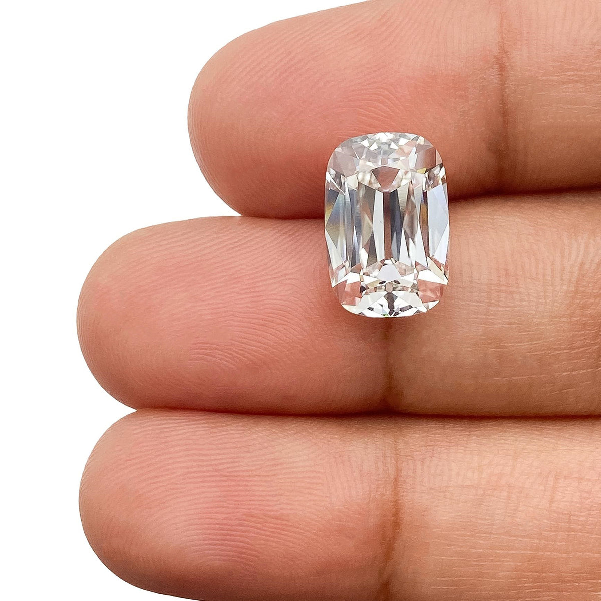 4.27ct | F/VS2 Cushion Shape Old Mine Cut Lab Diamond (IGI)