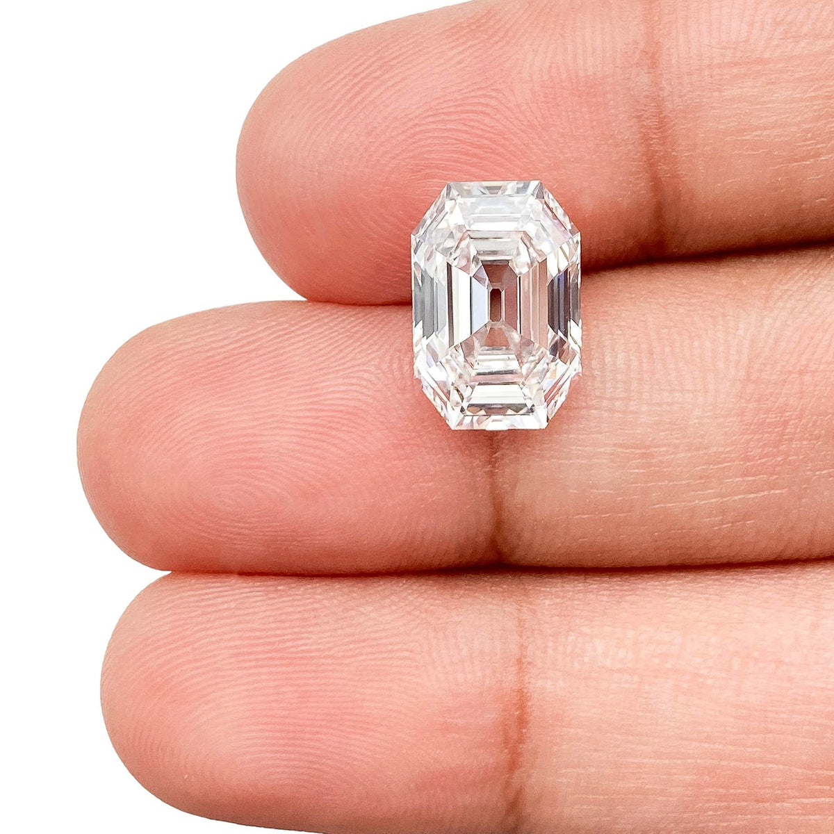 4.25ct | E/VVS2 Antique Octagon Shape Step Cut Lab Diamond (IGI)-LITHOS Diamond