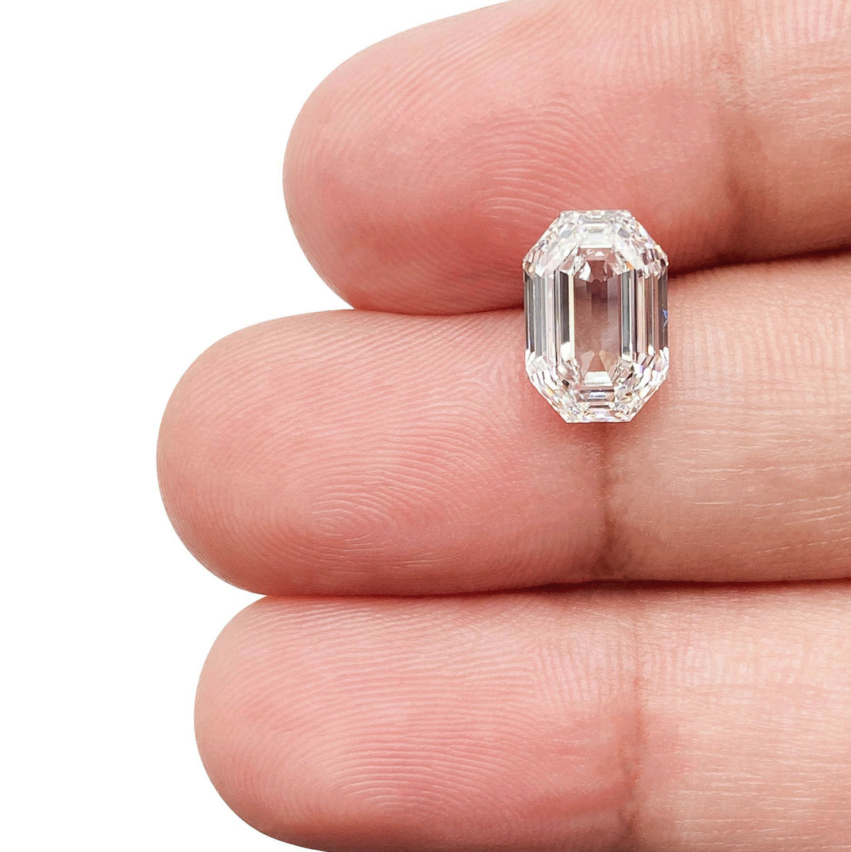 2.39ct | E/VS1 Antique Octagon Shape Step Cut Lab Diamond (IGI)-LITHOS Diamond