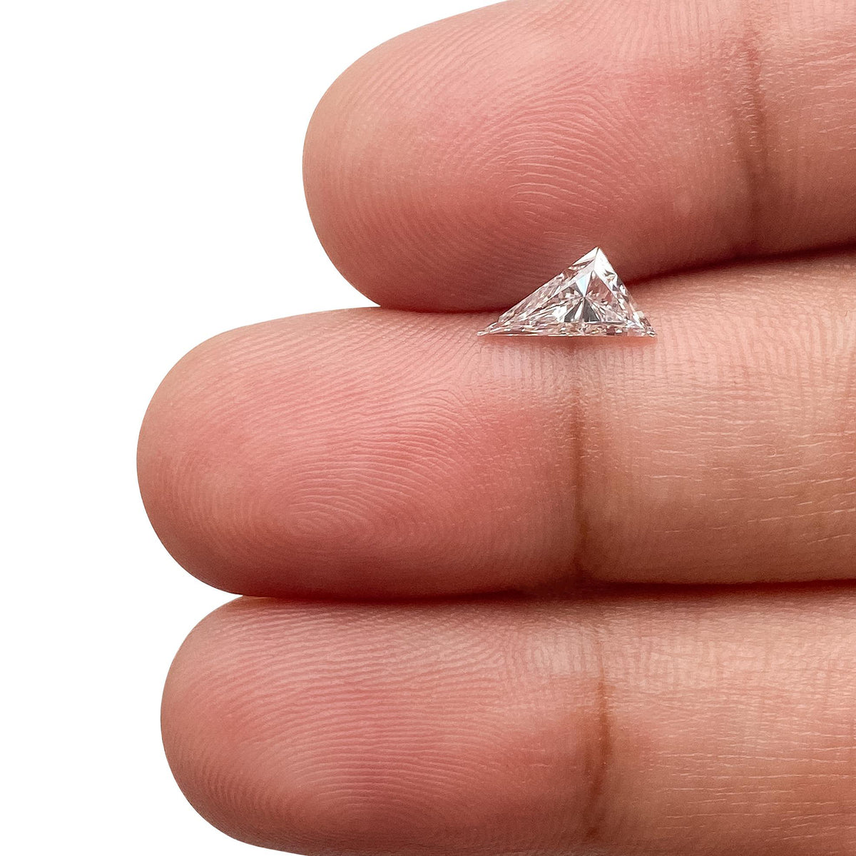 0.55ct | E/VVS2 Triangular Shape Brilliant Cut Lab Diamond
