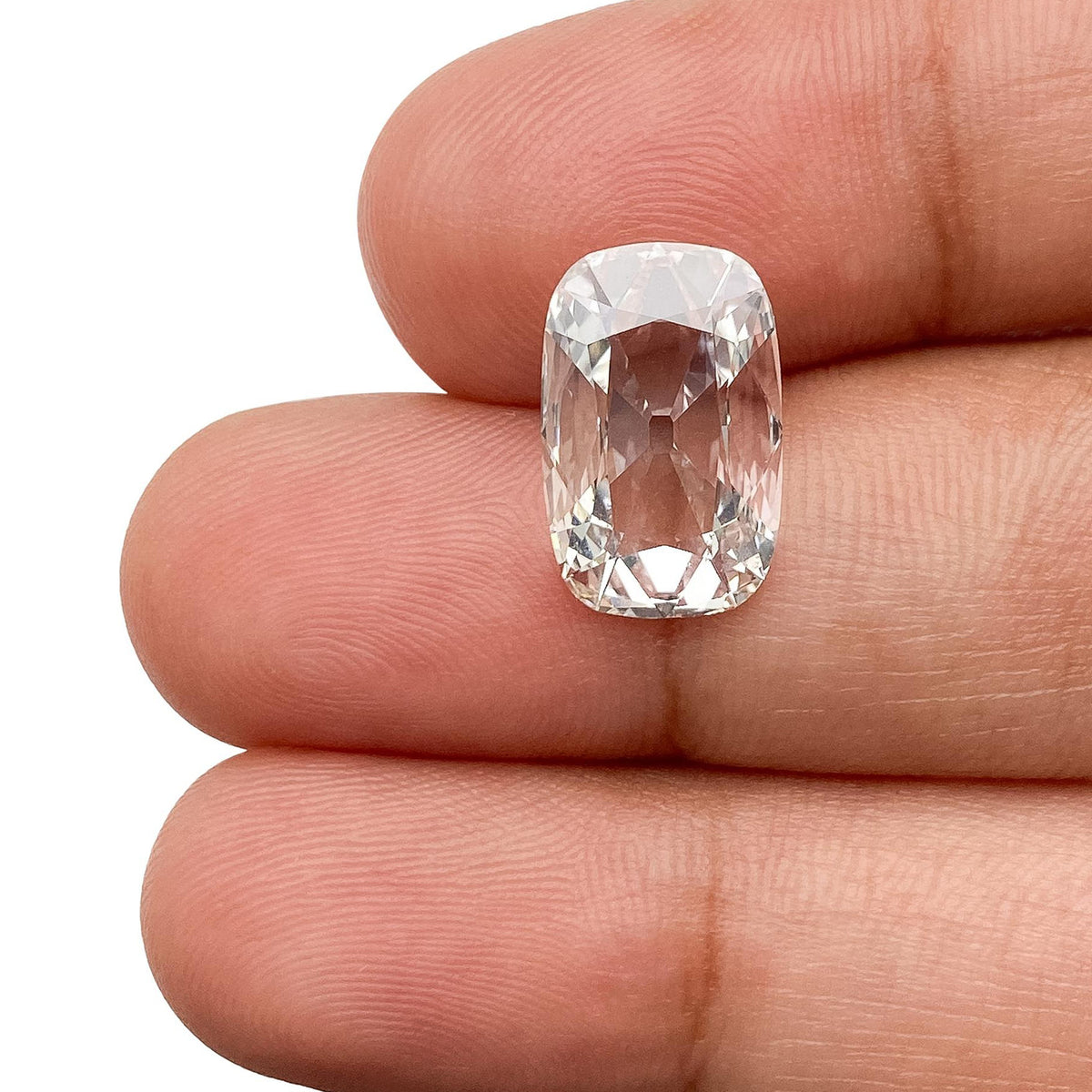 3.06ct | G/VS1 Antique Cushion Shape Old Mine Cut Lab Diamond (IGI)