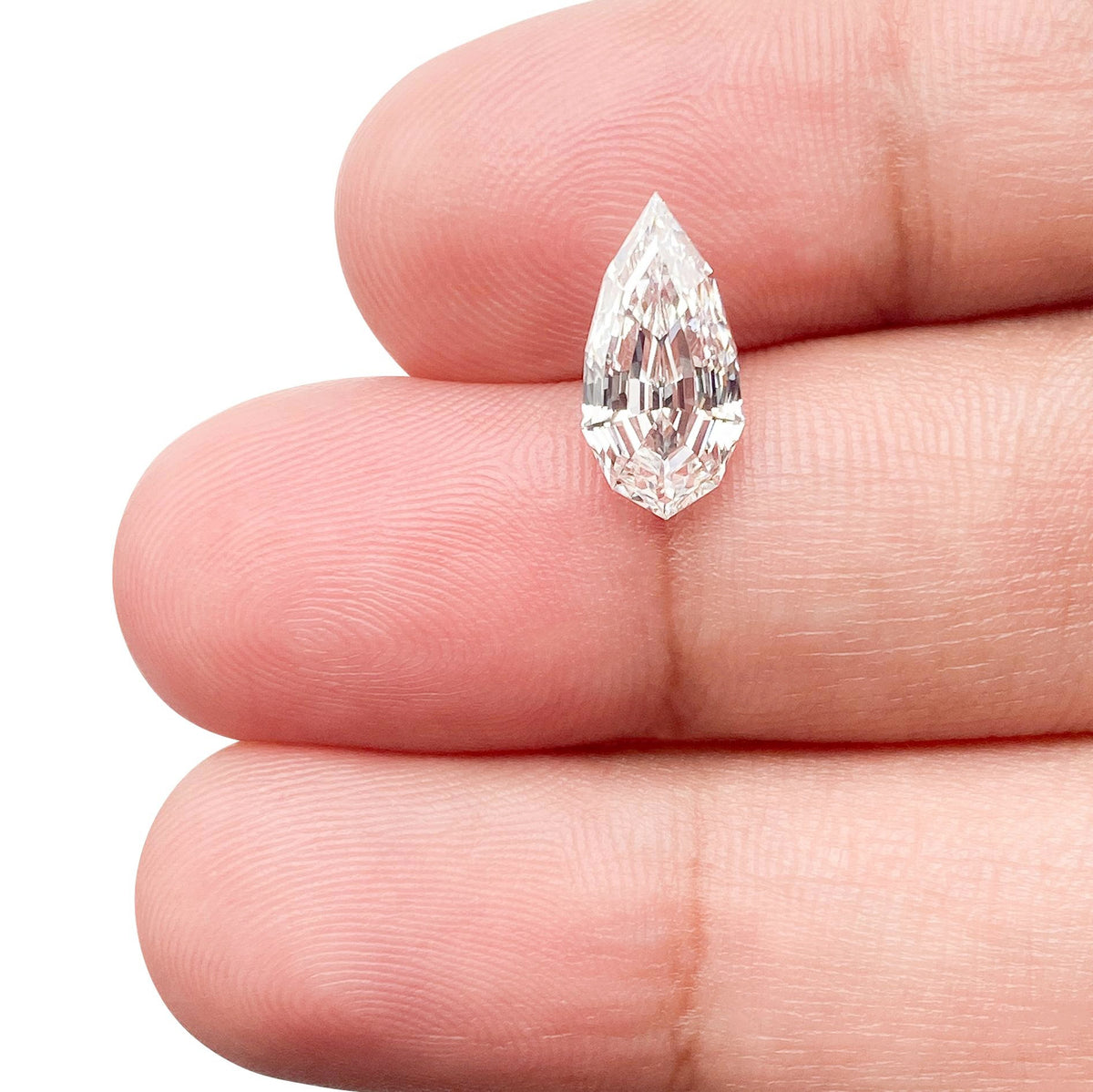 1.53ct | E/VVS2 Pear Shape Step Cut Lab Diamond (IGI)