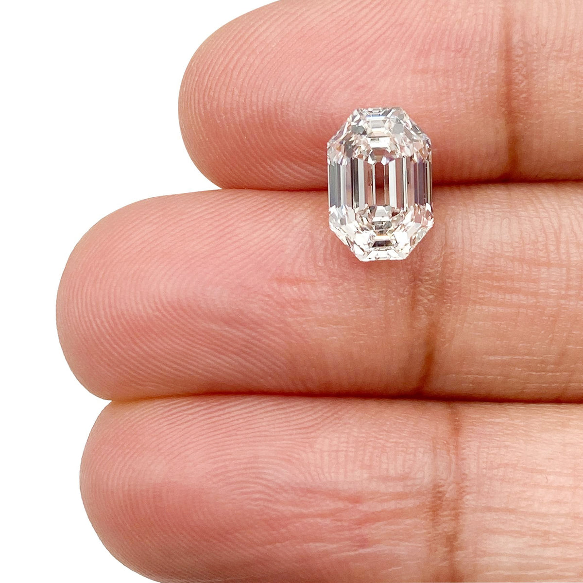 2.00ct | F/VS1 Octagon Shape Step Cut Lab Diamond (IGI) (Copy)