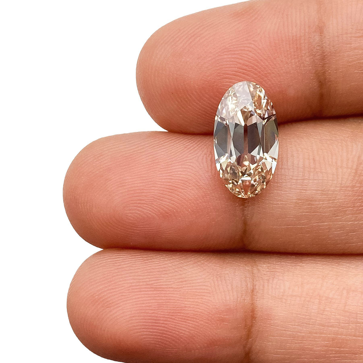 3.11ct | O-P/VVS2 Oval Shape Old Mine Cut Lab Diamond (IGI)