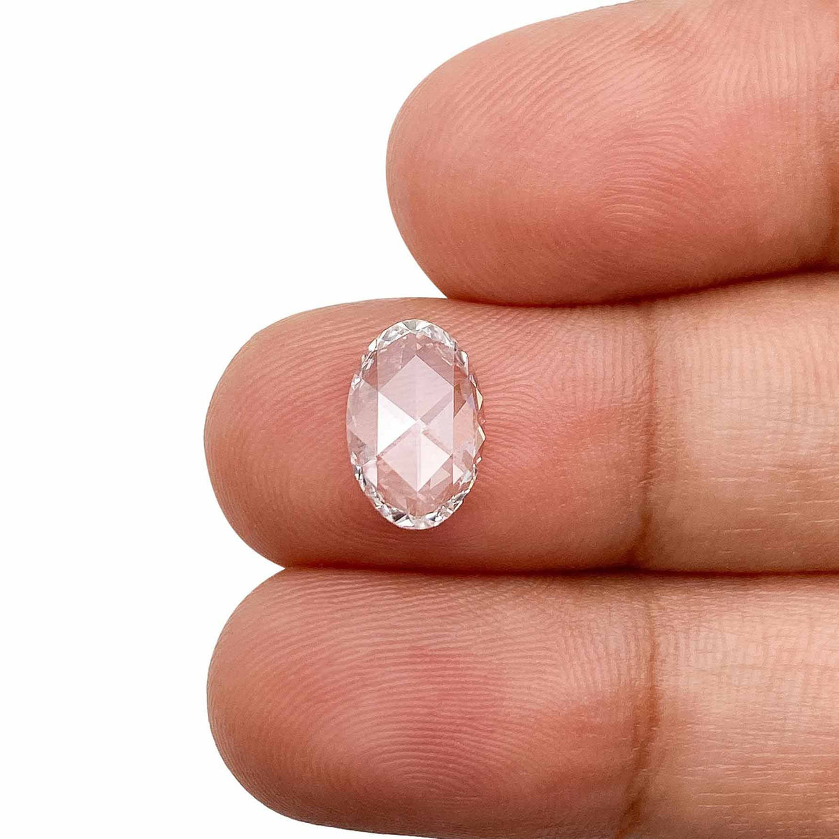 1.03ct | E/VS1 Oval Shape Rose Cut Lab Diamond (IGI)