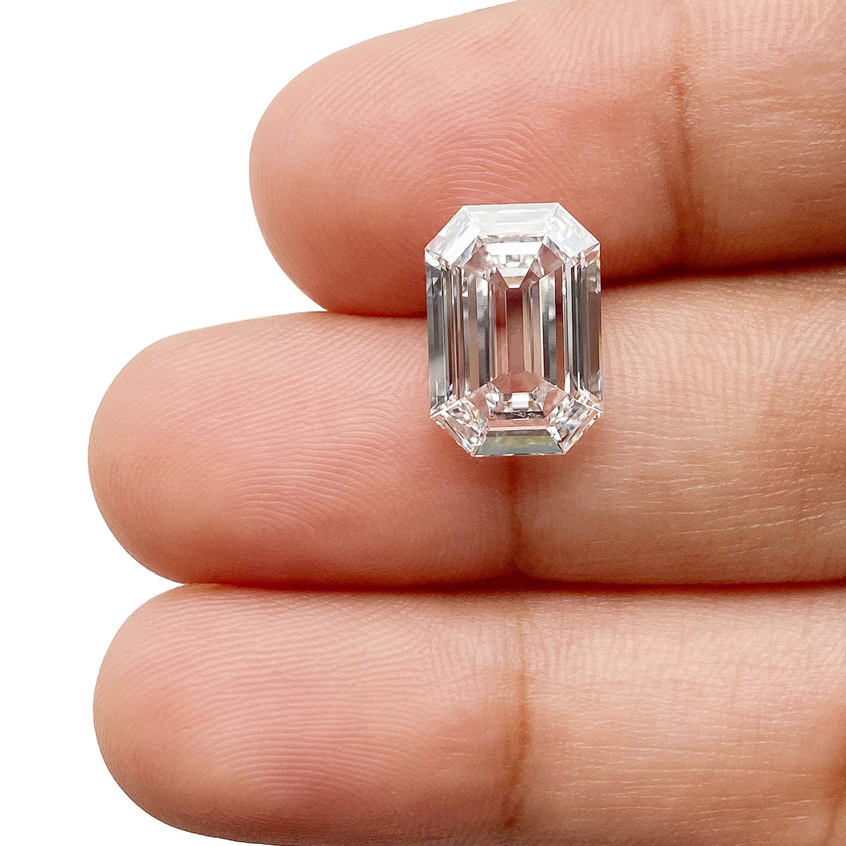 3.06ct | D/VS1 Antique Octagon Shape Step Cut Lab Diamond (IGI)