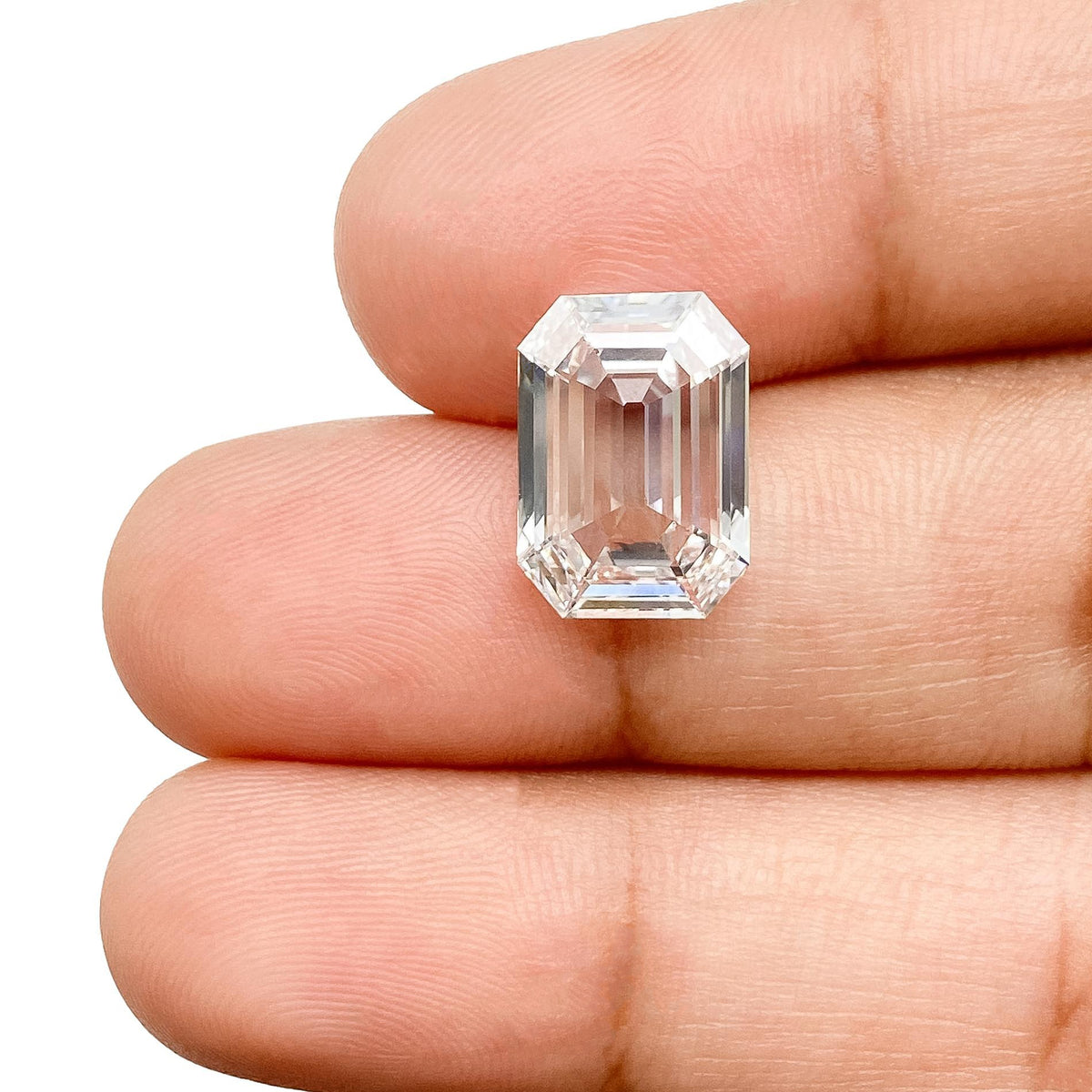 3.52ct | E/VS1 Antique Octagon Shape Step Cut Lab Diamond (IGI)