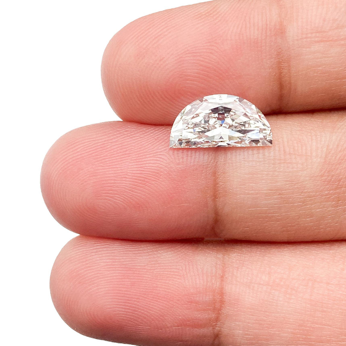 1.81ct | E/VS1 Half Moon Shape Brilliant Cut Lab Diamond (IGI)