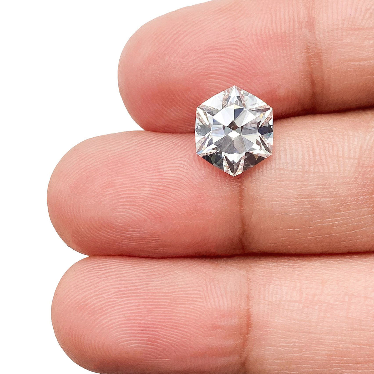 2.35ct | D/VS1 Hexagon Shape Brilliant Cut Lab Diamond (IGI)-LITHOS Diamond