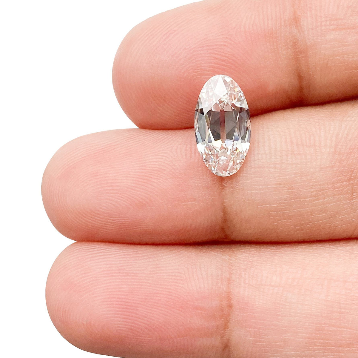 1.81ct | G/VS1 Oval Shape Old Mine Cut Lab Diamond (IGI)