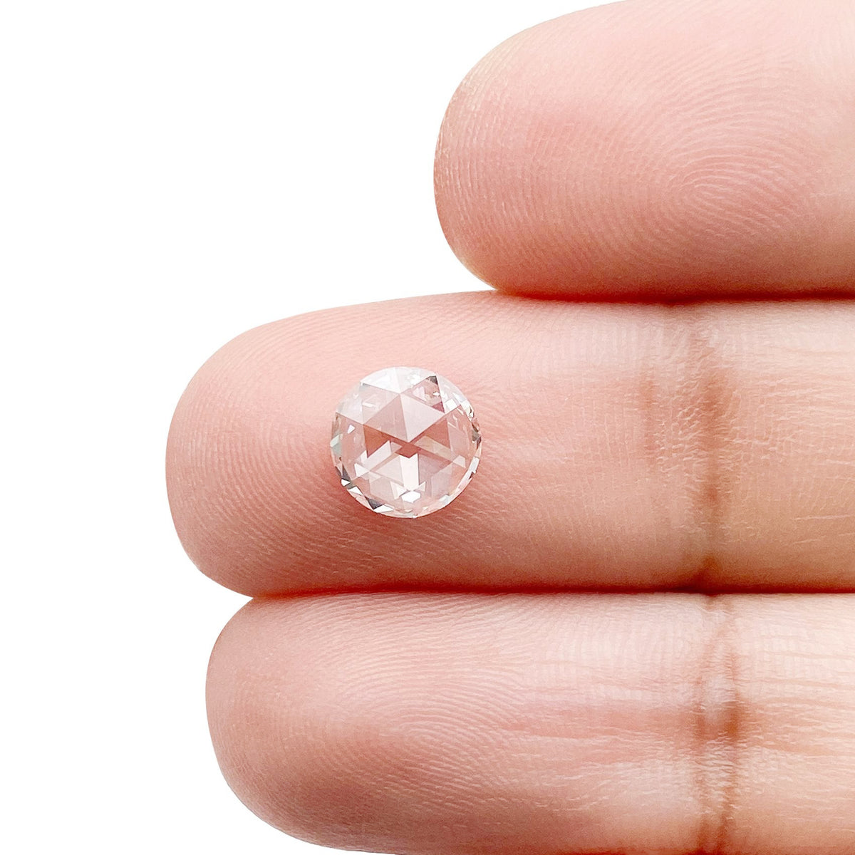 0.81ct | F/VS1 Round Shape Rose Cut Lab Diamond (IGI)