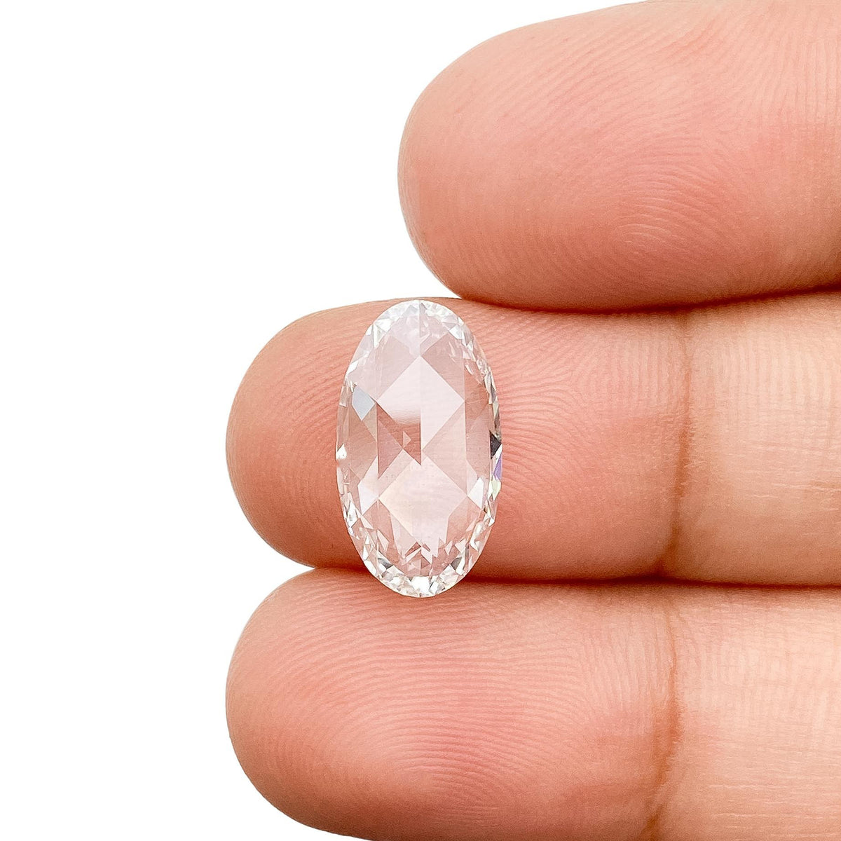 2.10ct | E/VS1 Oval Shape Rose Cut Lab Diamond (IGI)-LITHOS Diamond