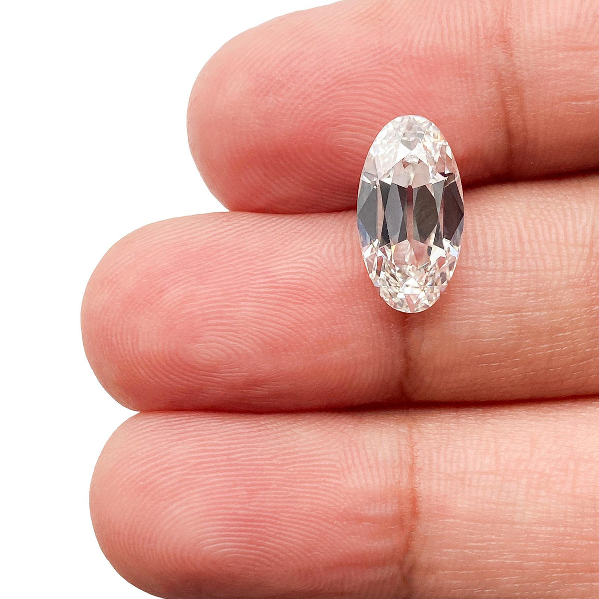 2.91ct | F/VS1 Oval Shape Old Mine Cut Lab Diamond (IGI)