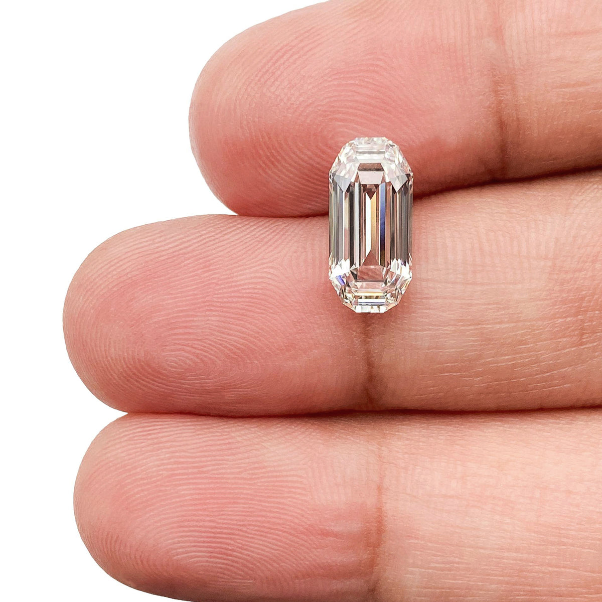 2.01ct | F/VS1 Octagon Shape Step Cut Lab Diamond (IGI)-LITHOS Diamond