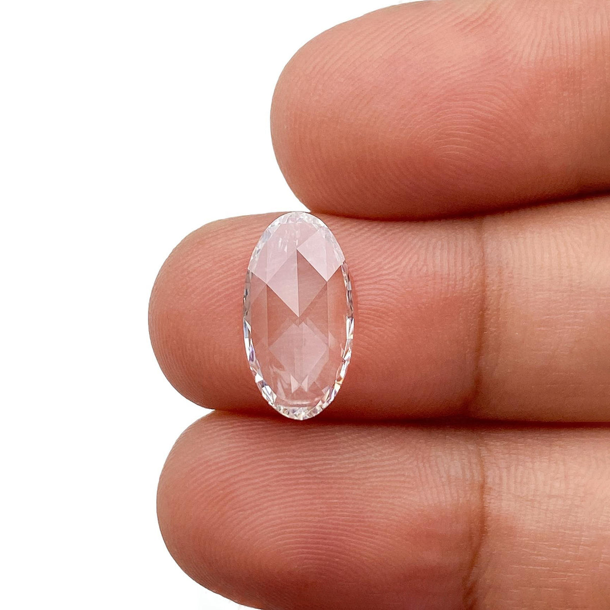 1.43ct | E/VS1 Oval Shape Rose Cut Lab Diamond (IGI)-LITHOS Diamond