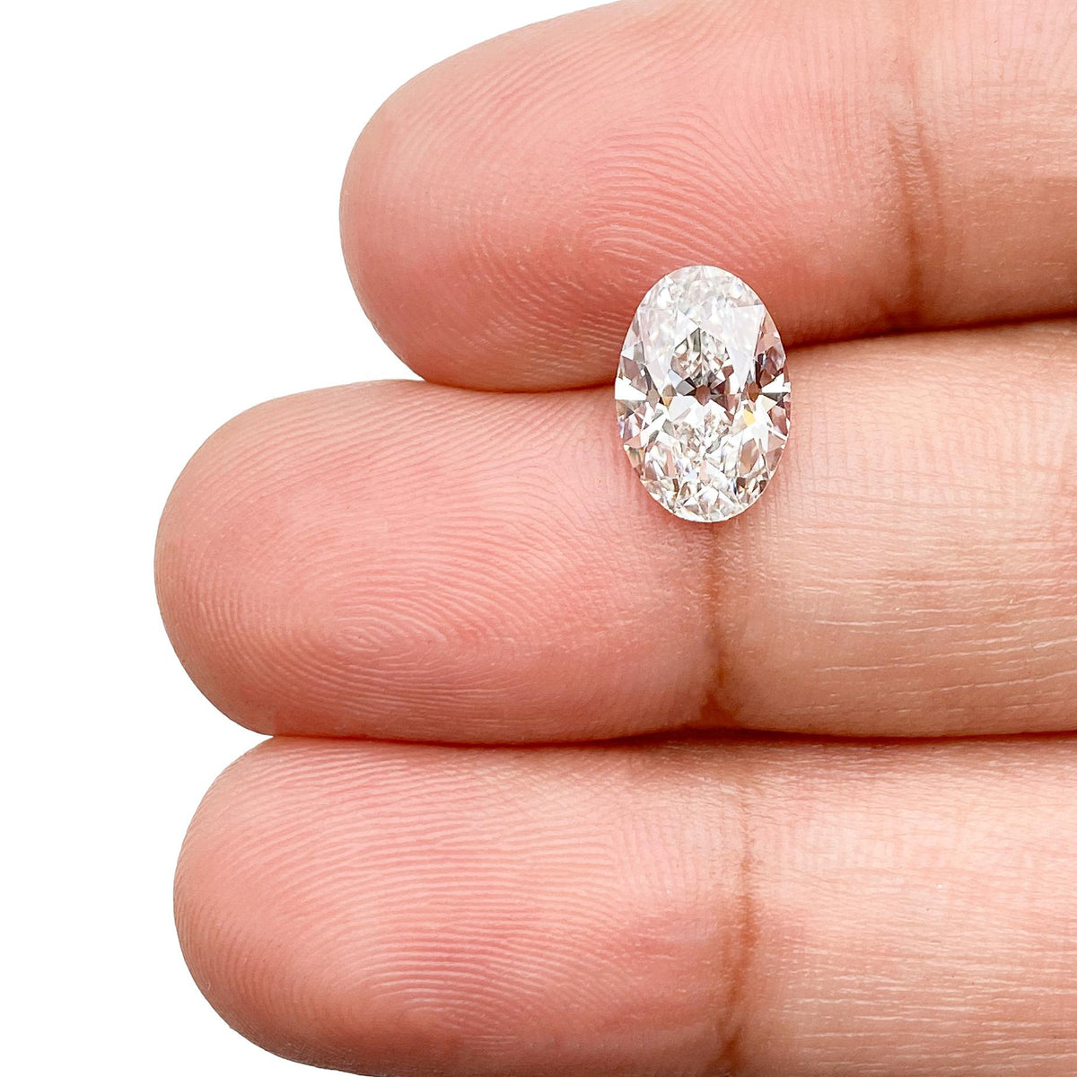 1.61ct | E/VVS2 Oval Shape Old Mine Cut Lab Diamond (IGI)