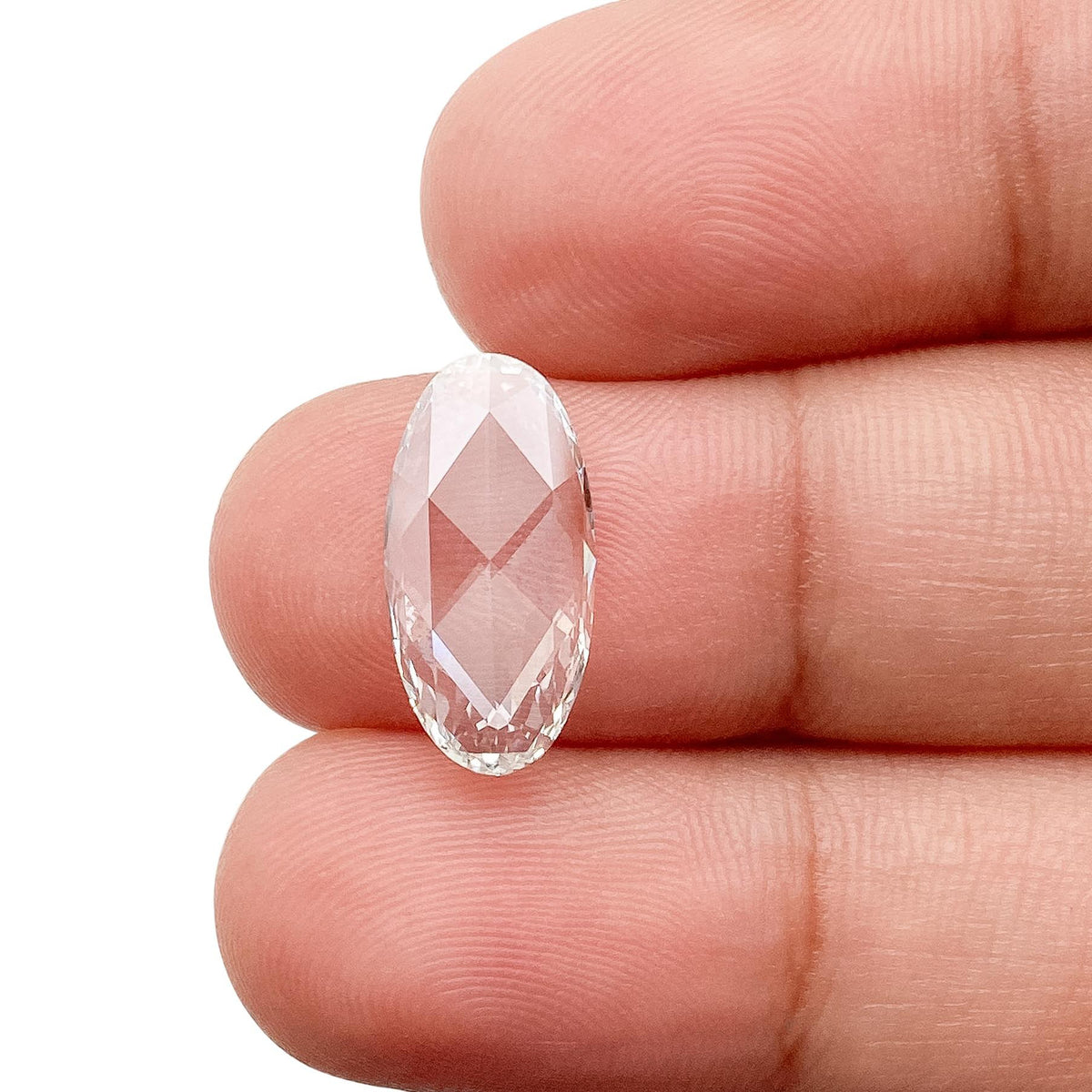 1.82ct | F/VS1 Oval Shape Rose Cut Lab Diamond (IGI)