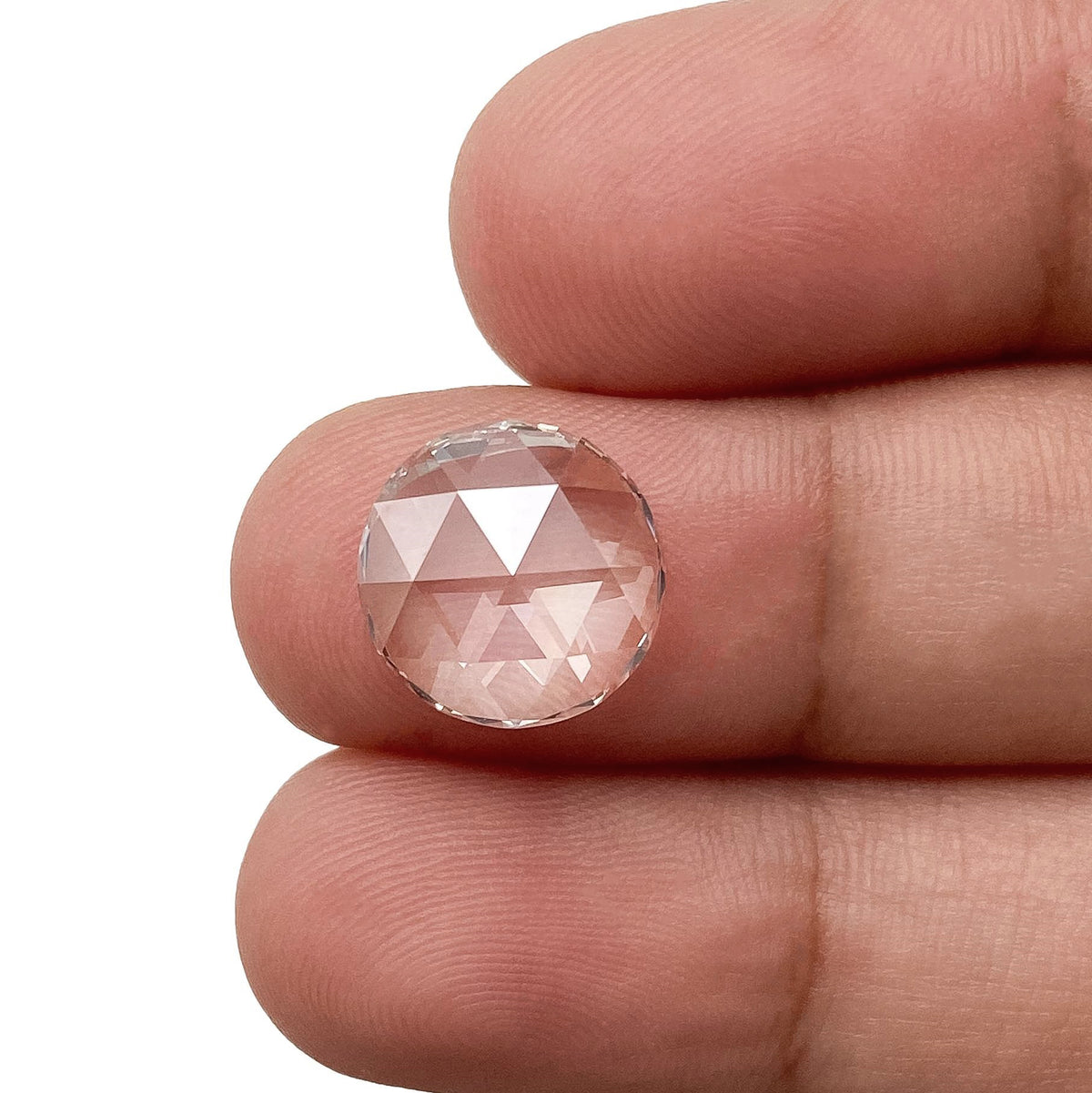 3.26ct | G/VVS2 Round Shape Rose Cut Lab Diamond (IGI)