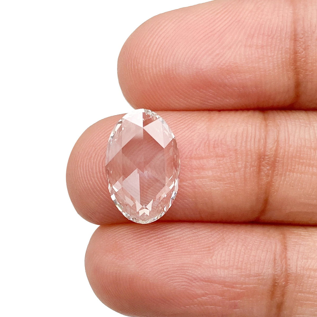 1.91ct | E/VVS2 Oval Shape Rose Cut Lab Diamond (IGI)