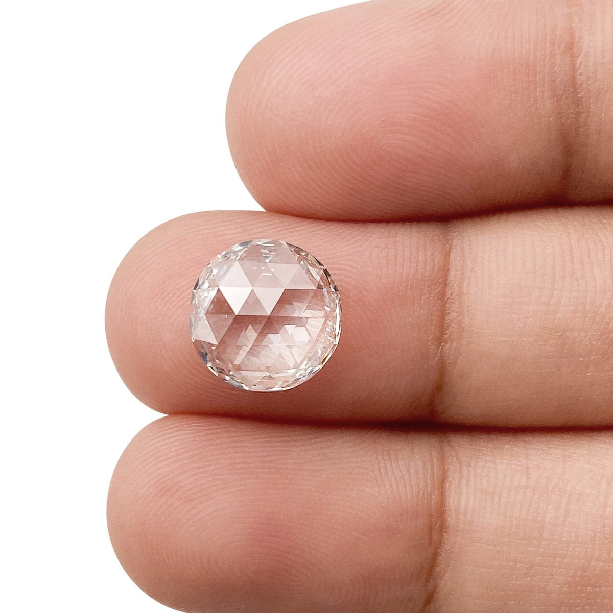 2.15ct | E/VS1 Round Shape Mogul Rose Cut Lab Diamond (IGI)-LITHOS Diamond